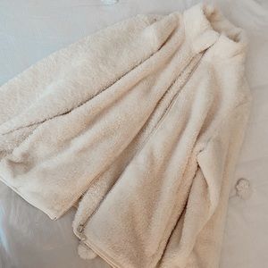 Fuzzy Cream Jacket